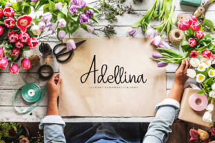 Adellina: A Stylish Script Handwritten Font for Elegant Branding