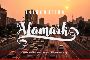 Alamark Typeface for Elegant Handmade Branding