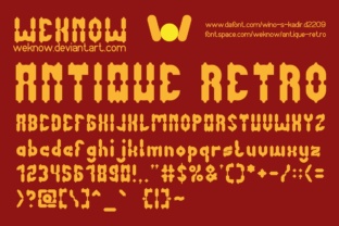 Antique Retro Typeface for Digital Branding