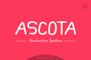 Ascota: A Lively Handmade Font for Creative Craft Projects