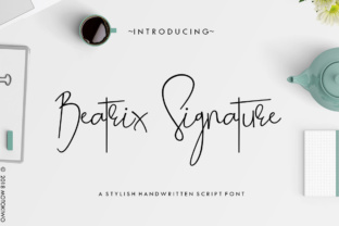 Beatrix Signature: The Elegant Script Font for Minimalist Branding