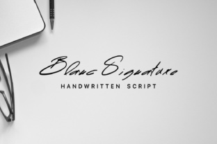 Blanc: A Hand-Drawn Script Font for Polished Digital Branding