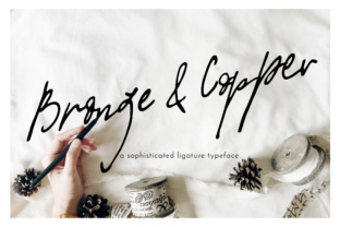 Bronze Copper: A Sophisticated Script Handwritten Font