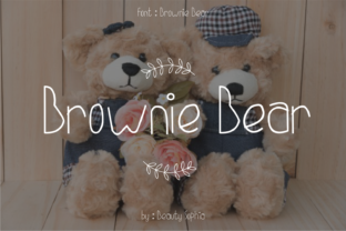 Brownie Bear Typeface: The Cozy Decorative Font for Warm Branding