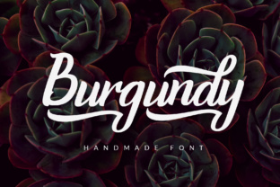 Burgundy Typeface for Elegant Digital Branding