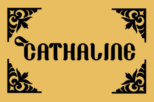 Cathaline Blackletter Typeface for Handmade Branding