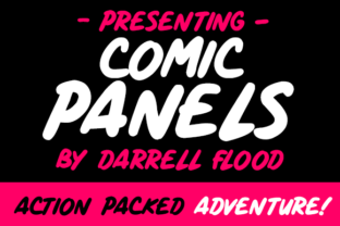 Comic Panels Typeface for Bold Brand Identity