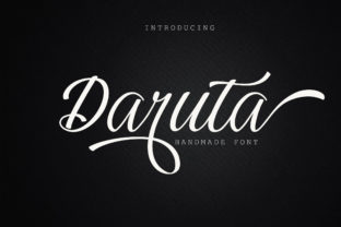 Daruta: The Modern Script Handwritten Font for Handmade Brands