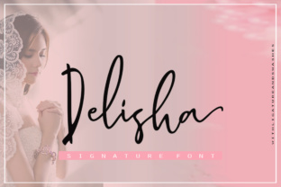 Delisha: The Modern Script Font for Stylish Campaign Design