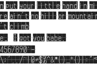 Flip Clock Black: A Whimsical Decorative Typeface for Modern Web Design