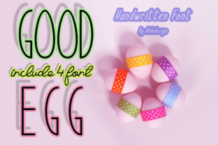 Good Egg: A Tall Sans Serif Font for Handmade Branding
