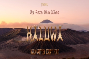 Haluwa Free Download: A Cheerful Script Handwritten Font