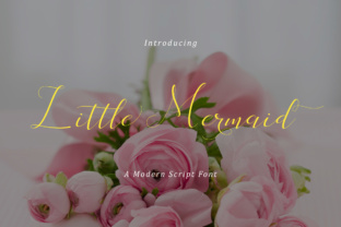 Little Mermaid Script Font for Campaign Design