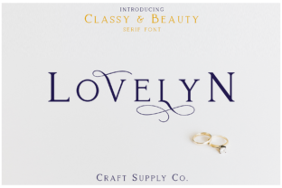 Lovelyn: Elegant Serif Fonts for Handmade Brands