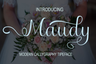 Maudy: The Playful Handwritten Calligraphy Font for Brand Identity