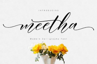 Meetha: A Modern Calligraphy Script for Stylish Campaigns