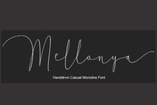 Mellonya Script Handwritten Font for Modern Web Design