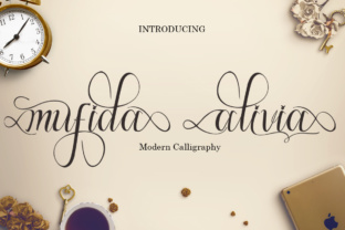 Mufida Aivia: The Elegant Script Handwritten Font for Boutique Branding