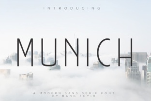 Munich Typeface: A Romantic Sans Serif for Editorial Design