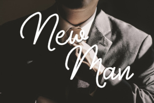 New Man Typeface: A Carefree Script Font for Editorial Design