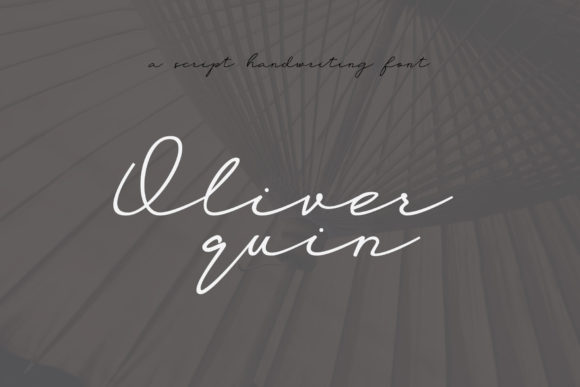 Oliver Quin Free Download: The Ultimate Script Handwritten Font Review