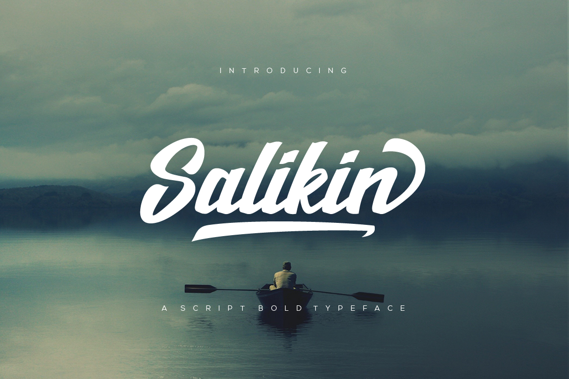 Salikin Typeface Review: Bold Script Fonts for Editorial Design