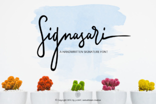 Signasari Extras: The Sophisticated Script Handwritten Font for Elegant Branding