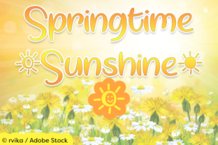 Springtime Sunshine: The Friendly Script Font for Brighter Campaigns