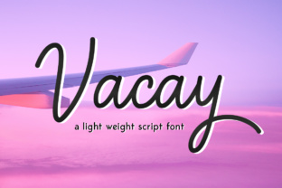 Vacay: The Monoline Script Font for Polished Brand Identity