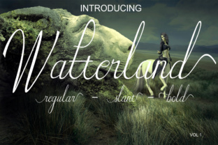 Watterland: The Elegant Script Handwritten Fonts for Polished Branding
