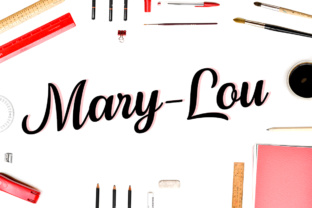 Why Mary-Lou Is the Perfect Script Handwritten Font for Editorial Design