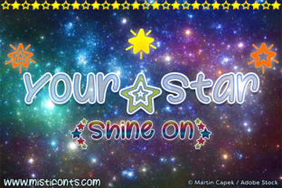 Your Star: Whimsical Uni-Case Font for Digital Branding